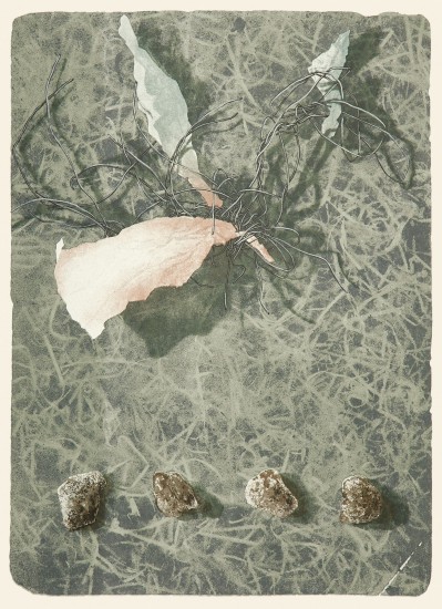 Psotnik | litografia barwna | 67,8x44,7cm | 1993